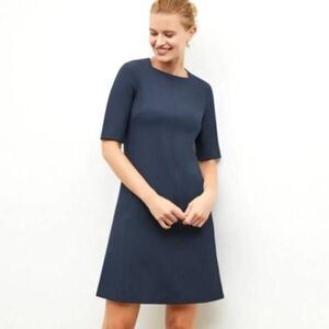 MM Lafleur Navy Blue The Emily Dress sz 4